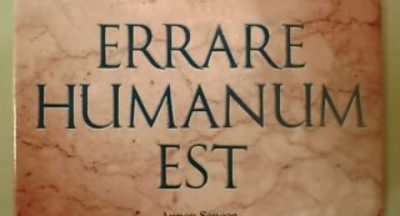 Settimanale Psicologo Roma : LA VITA È PERFETTA CON L’ ERRORE