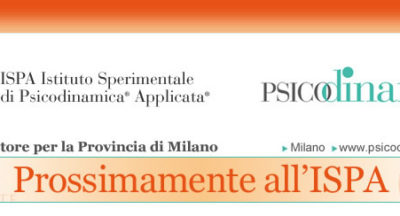 EVENTI | ISPA – Istituto Sperimentale Psicodinamica® Applicata®
