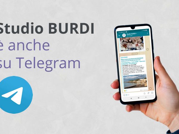 Studio BURDI è anche su TELEGRAM